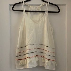 Lou & Grey White Cotton Tank